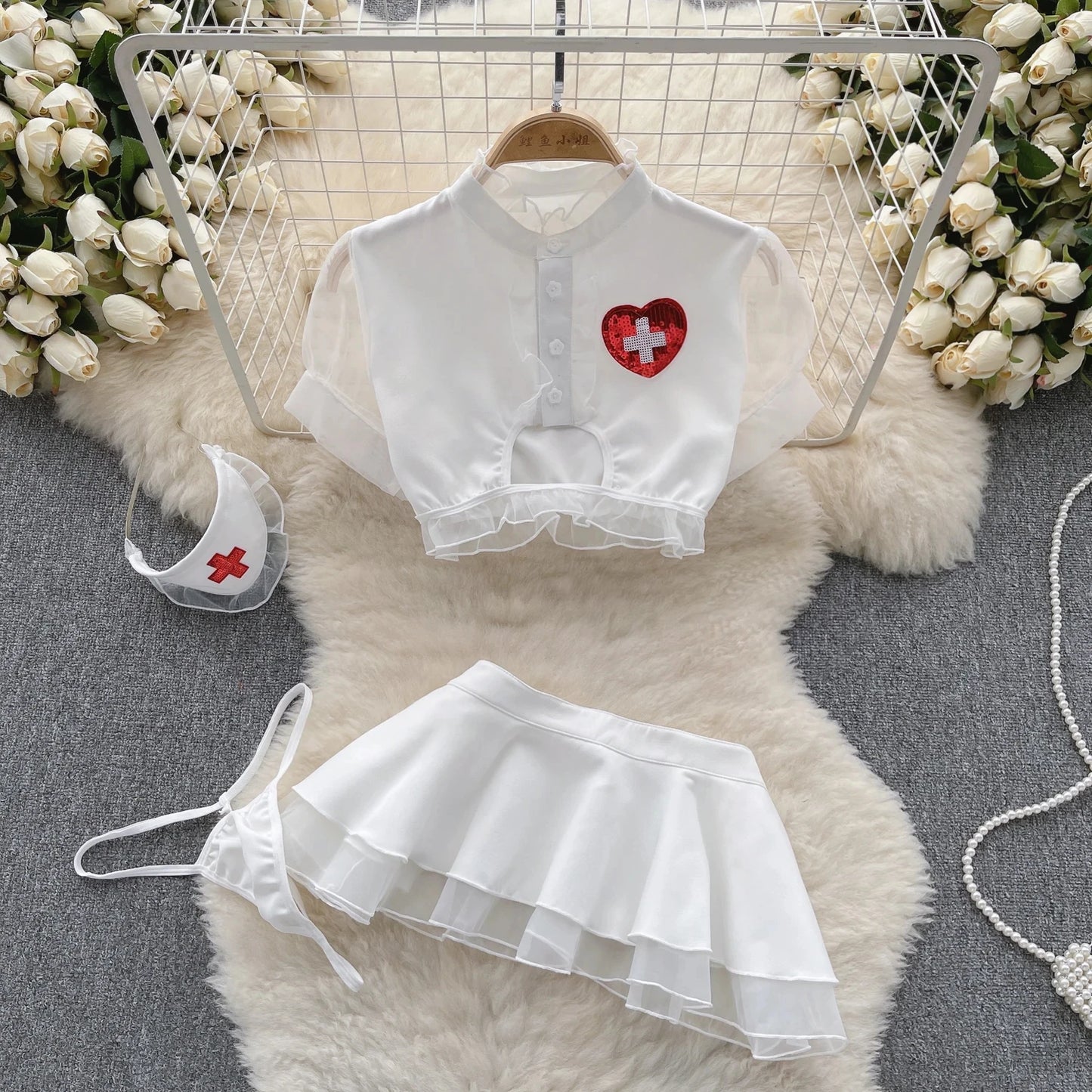 Japanese Kimono V-neck Printed Flower Bow Waist Shaping Cardigan Dress Women Clothing Loose Long Sleeve Vintage Sexy Lace-up New