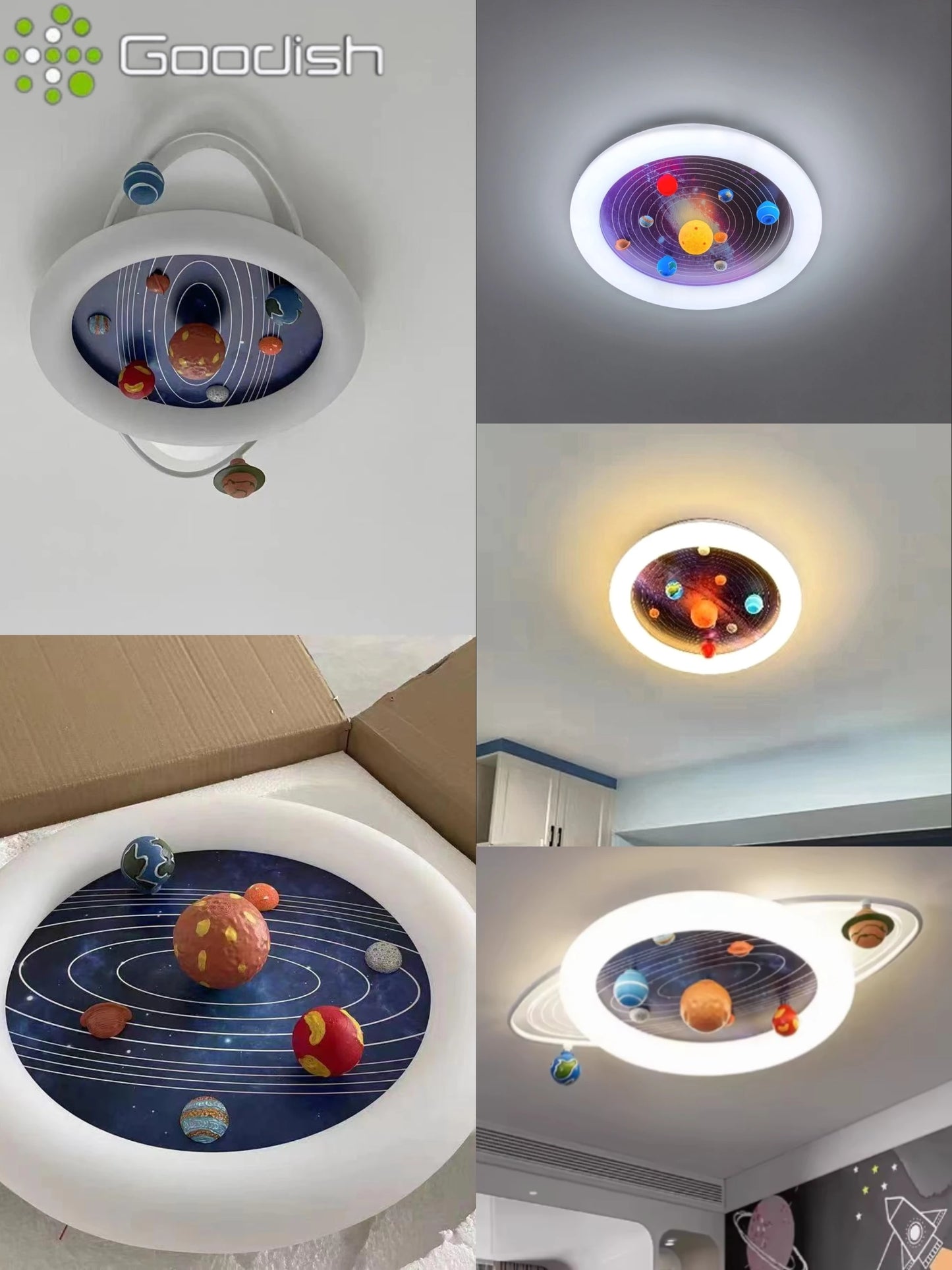 Modern Minimalist Nordic LED Home Ceiling Lights Cartoon Astronaut Space Art Creative Lamp for Living Room Decoration Chandelier