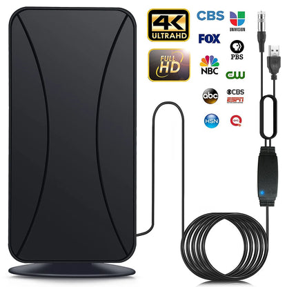 1080P TV Antenna For Global Digital 4K TV DVB-T2 Booster HDTV For RV outdoor Car antenna Indoor Smart TV EU Plug