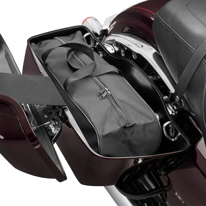Motorcycle Saddle Bag Luggage Rack Liner Saddlebag For Harley Touring Road King Electra Street Glide Ultra Tour FLTR FLHX 93-23