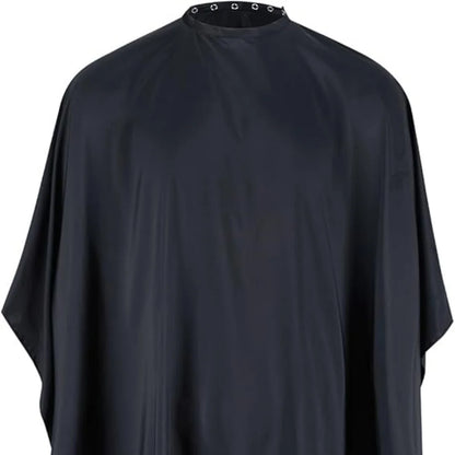 Button collar Black Haircut Cloth Hairdressing Anti-Static Salon Gown Hidden Buckle Hairdresser Apron Haircut Capes Supplies