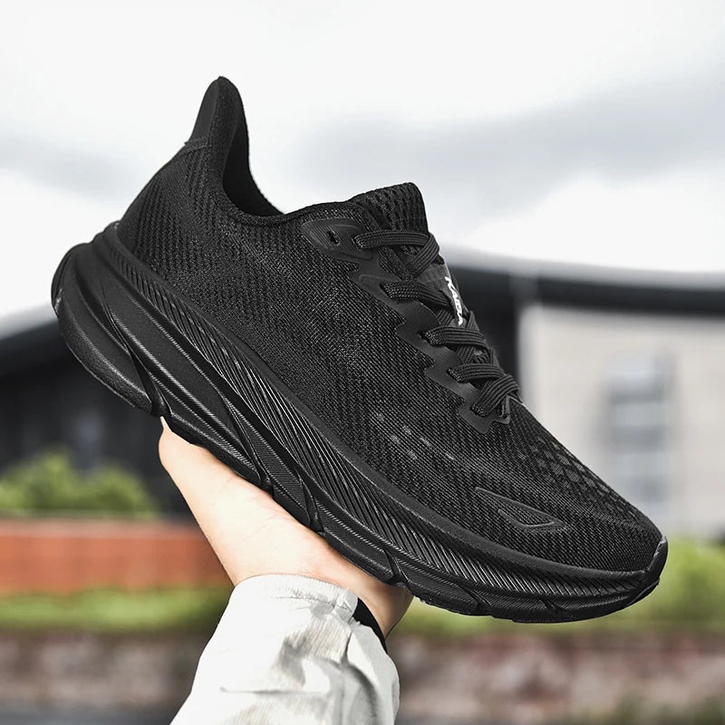 Men's Running Shoes Luxury Shoes Couple Outdoor Sneakers Cushioning Breathable Mesh Off-road Trainer Shoes Race Non-Slip Fashion