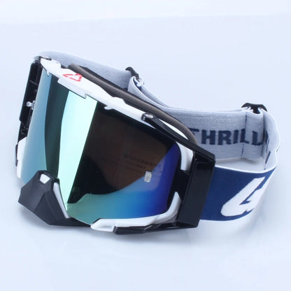 Men's Motocross Goggles 6.5 Double Layer Anti Fog Cycling Glasses Motorcycle Helmet Glasses Gafas Para Mask for Sports Outdoor