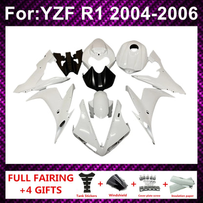 Motorcycle Fairing Kit ABS Plastic Body Injection Fairings Bodywork Bodykits For  R1 YZF1000 YZFR1 YZF-R1 2004 2005 2006