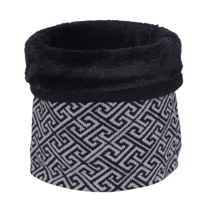 Winter Neck Coverings for Men's Warm Scarves Gentleman Thick Velvet Ring Scarf Warm Ski Cycling Face Mask Women Fashion Pullover