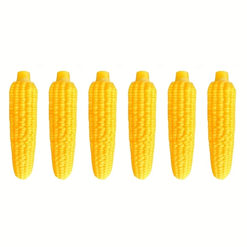 Indestructible Dog Chew Toy Heavy-Duty Rubber Bone Corn Grain Texture for Medium Large Dogs Puppies Powerful Chewers Dental Care