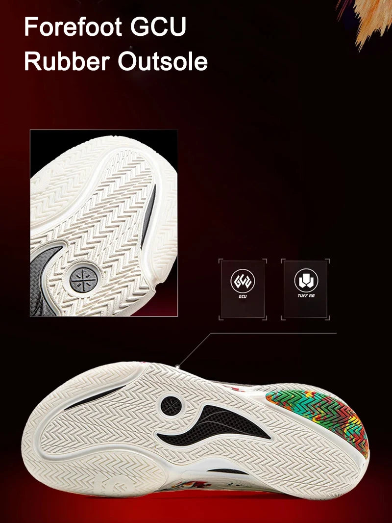 Li-Ning Men's WADE 808 5 ULTRA V2 Professional Basketball Shoes SUPER BOOM Cushion LiNing Competition Sneakers ABAV045