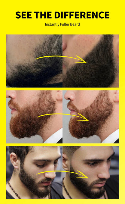 SEVICH Beard Filler Pen Waterproof Beard Coloring Pen Beard Coloring Filling Enhancer Black Fiber Hair Beard Stuffing Pen Tool