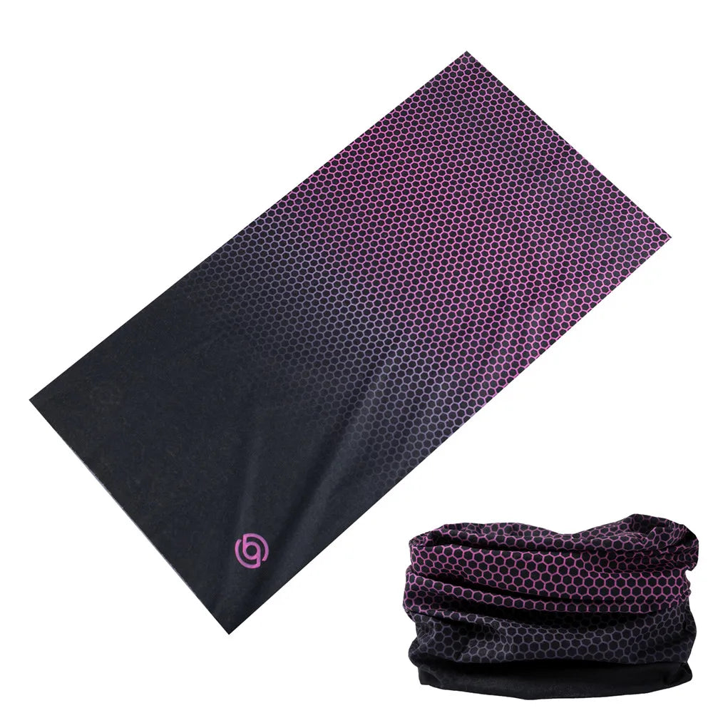 2024 New Green Bandanas Future Geometry Design Sports Headbands For Woman Man Balaclava Funny Face Mask Cycling Neck Scarf