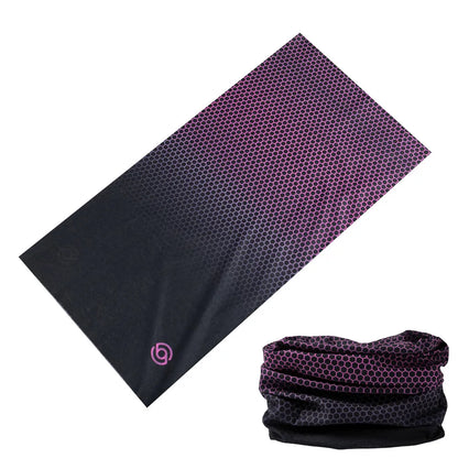 2024 New Green Bandanas Future Geometry Design Sports Headbands For Woman Man Balaclava Funny Face Mask Cycling Neck Scarf
