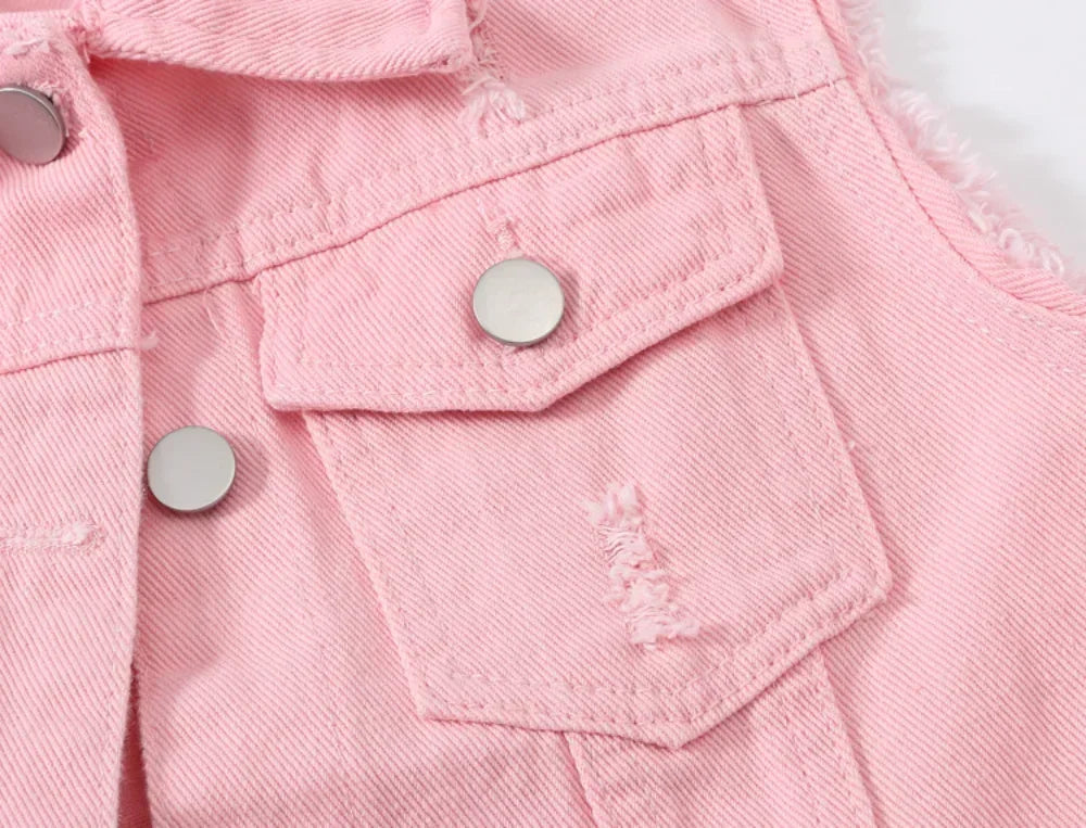 Coats Fashion Clothes Casual Vintage Elegant Sleeveless Denim Vest for Women Jacket Spring Streetwear Women Clothing Autumn
