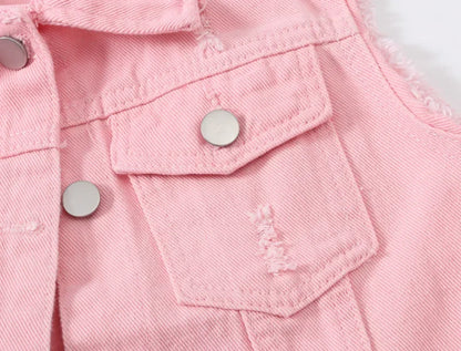 Coats Fashion Clothes Casual Vintage Elegant Sleeveless Denim Vest for Women Jacket Spring Streetwear Women Clothing Autumn