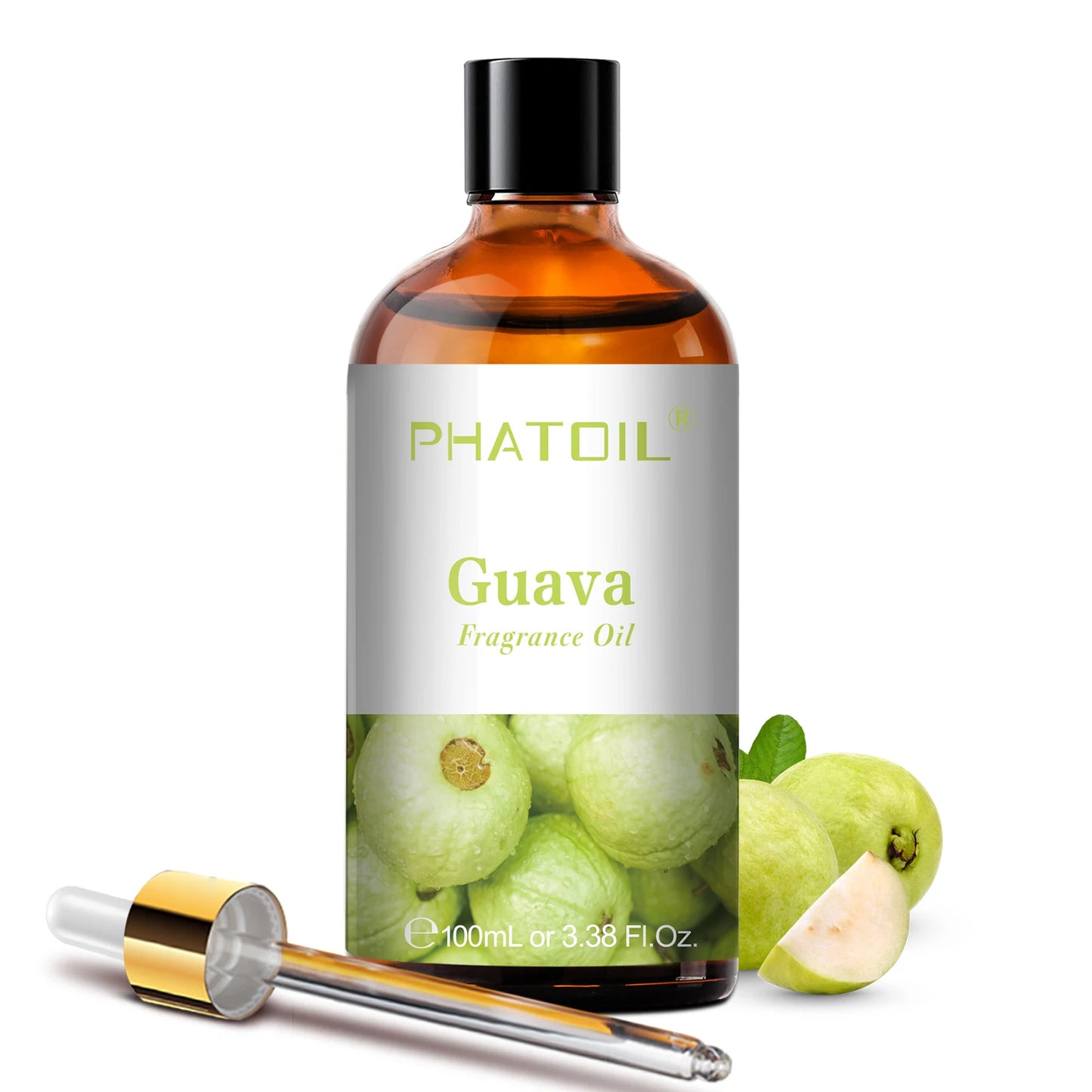 PHATOIL 100ml Aromatherapy Fragrance Oil with Glass Dropper Lime Coconut Strawberry Cherry Watermelon Lemon Mango Aroma Oils