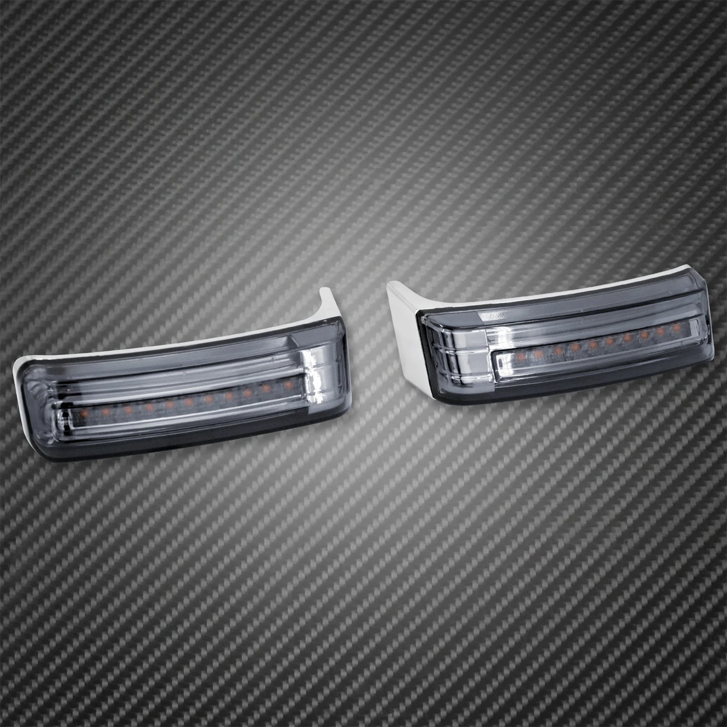2xMotorcycle LED SaddleBag Turn Lamp Light Run Brake Light For Harley Touring Street Glide Road King FLHR Limited CVO 2014-2022