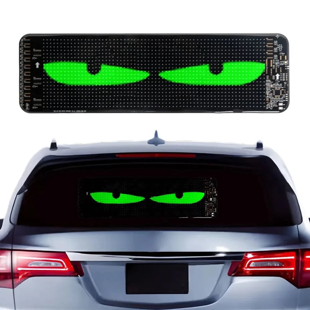 High Brightness Flexible Car LED Display DIY Pattern Text Rolling LED Sign for Car