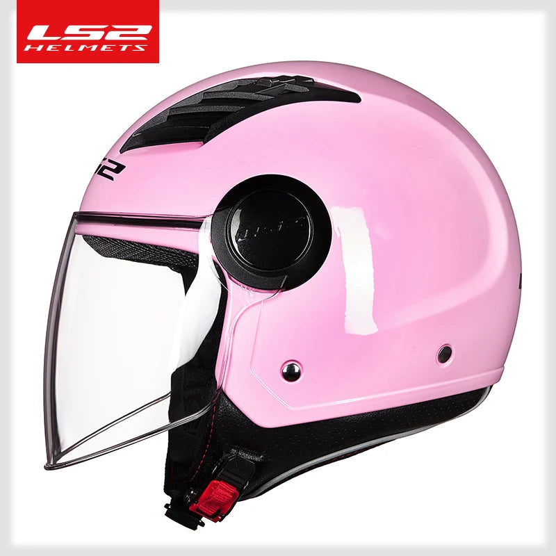 Original LS2 OF562 Casco Motorcycle 3/4 Open Face Ls2 Cascos Para Moto E-BIKE Helmet Electric Scooter Helmet of562 Capacete Moto