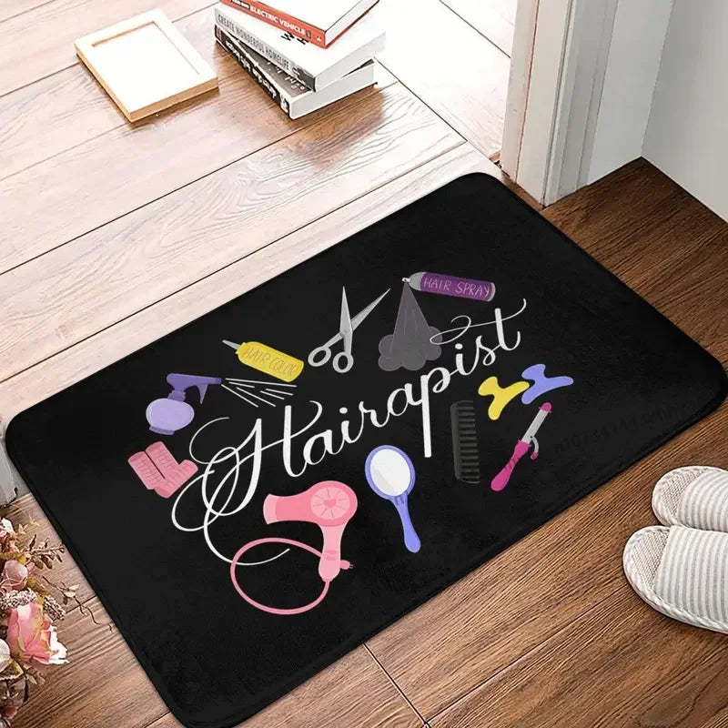 Barber Shop Sign Entrance Doormat Decor Non-Slip Welcome Mats for Home Kitchen Washable Bathroom Floor Mat Balcony Rugs