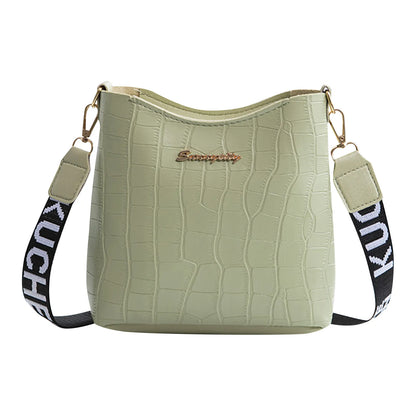 New Women'S Classic Shoulder Handbag Multi-Functional Fashion Crossbody Bag Wide Shoulder Strap Mini Pu Leather Mobile Wallet