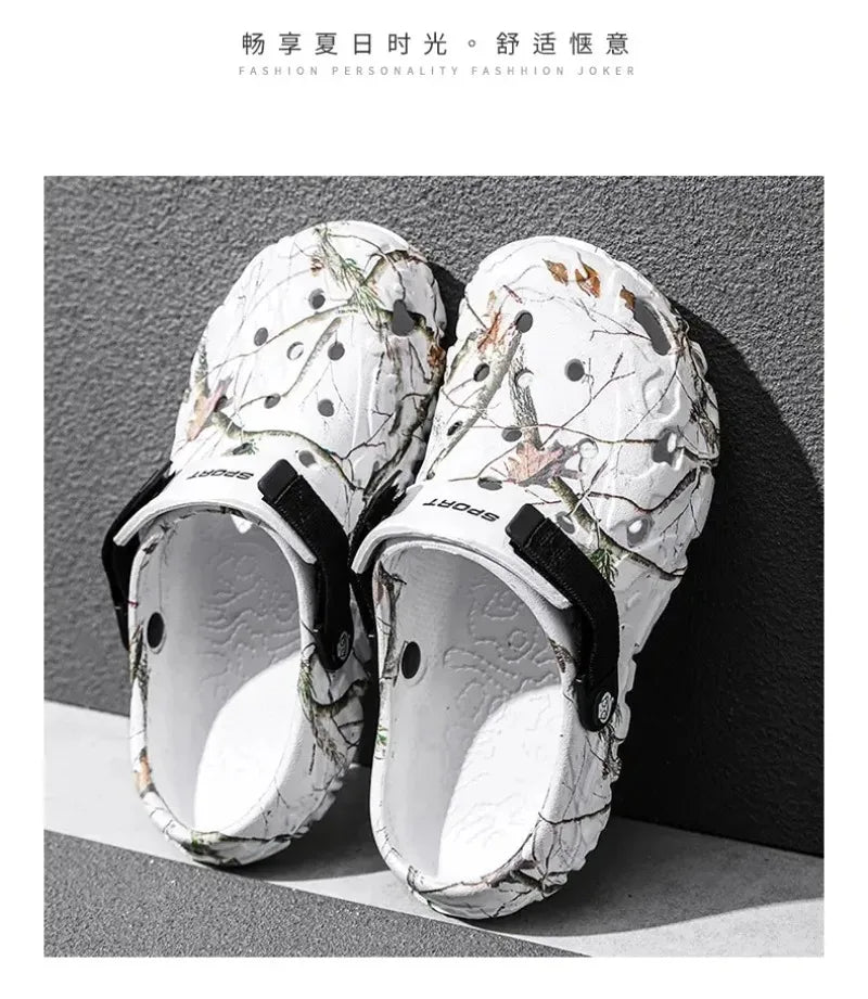 Summer Women's and Men's Clogs Slippers Classic Couple's Garden Shoes Men Fashion Casual Sandals Leisure Slides Big Size 46 47