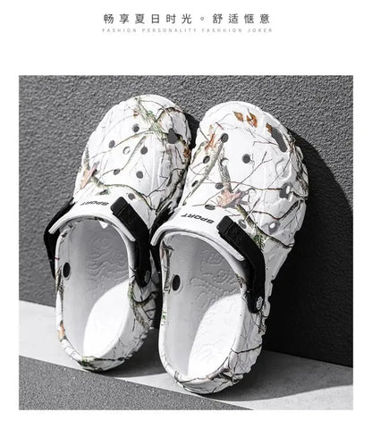 Summer Women's and Men's Clogs Slippers Classic Couple's Garden Shoes Men Fashion Casual Sandals Leisure Slides Big Size 46 47