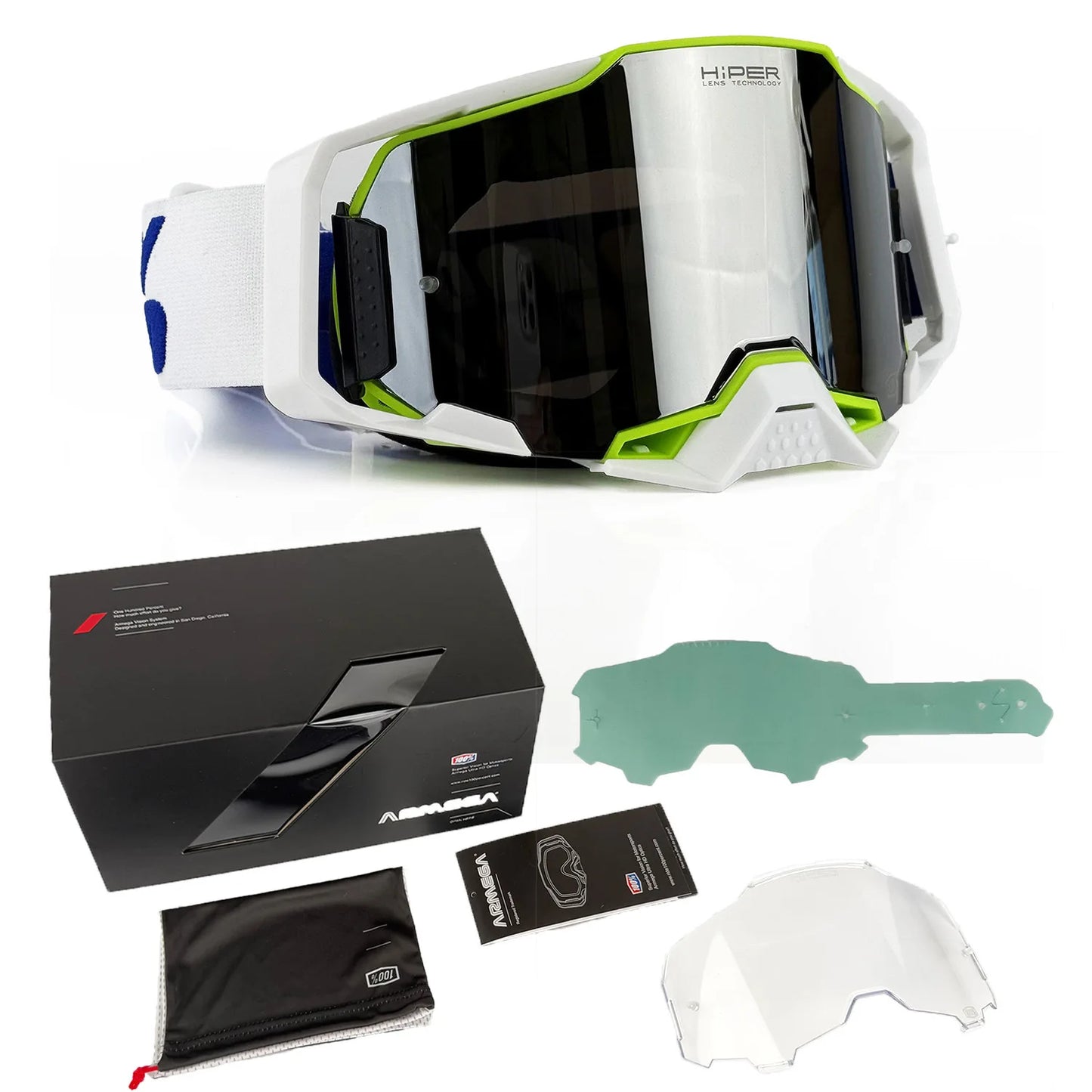 Motorcycle Goggles Set Off Road Riding Dustproof Windproof Sports Glasses for Men MX ATV Cycling Ski Snowboard Protective New