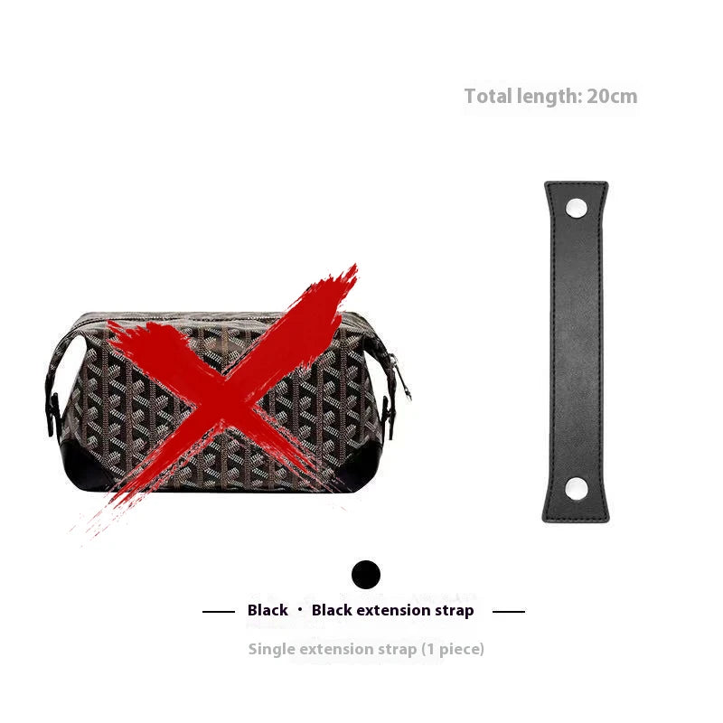 Handle Bag Extended Shoulder Strap for Goyard Bowling 25 Toiletries Bag Shoulder Replacement Strap Bag Modification Accessories