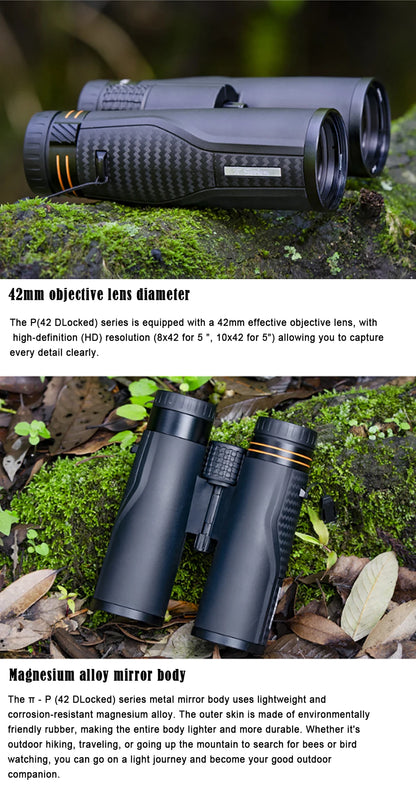 Shuntu 8X42 10X42 ED Binoculars for Adults High Powered Super Bright Clear Lightweight Binocular For Bird Watching Hiking Travel