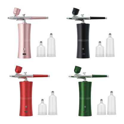 Paint Spray Rechargeable Multiuse Auto Airbrush Model Painting Nail Art Air Brush for Makeup Salon Cake Decorating Beauty Barber