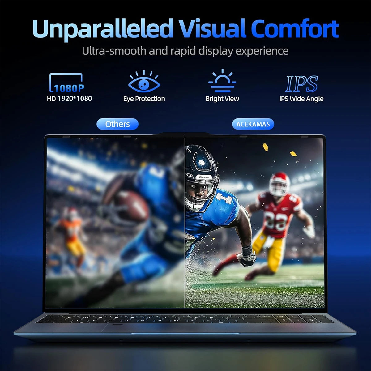 ACEKAMAS 15.6" Portable Gaming Laptop intel Core i9 10980HK IPS Windows 11 Laptops Computer 16GB DDR4 1TB SSD M.2 4K Notebook PC