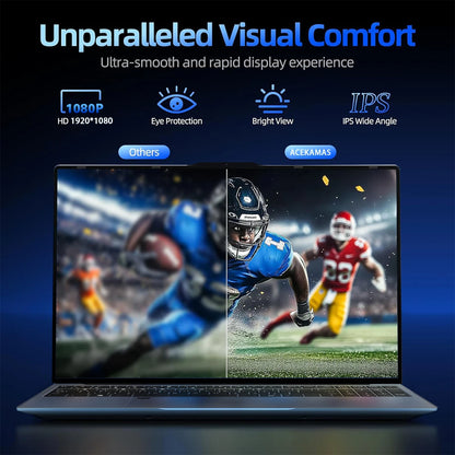 ACEKAMAS 15.6" Portable Gaming Laptop intel Core i9 10980HK IPS Windows 11 Laptops Computer 16GB DDR4 1TB SSD M.2 4K Notebook PC