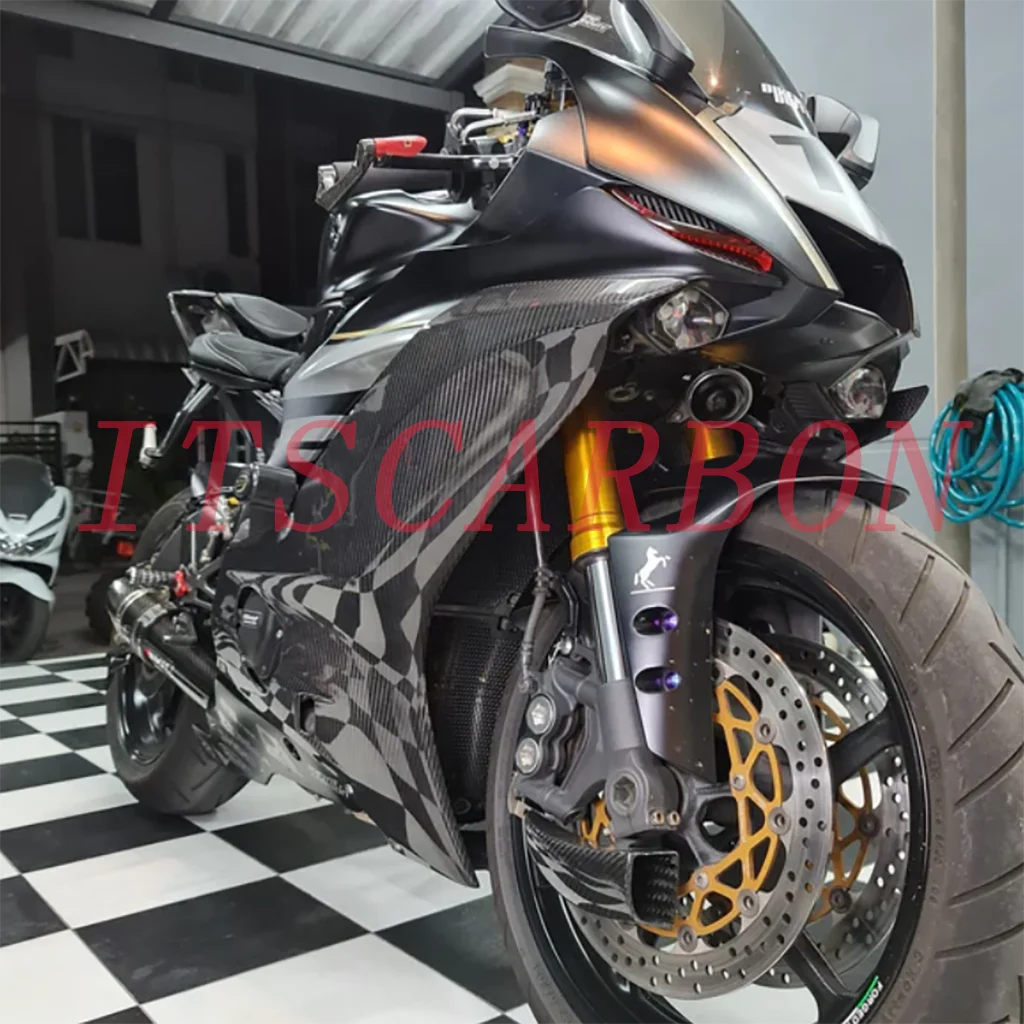 Motorcycle Accessories For YAMAHA YZF-R6 R6 2017 2019 2020 2021 Carbon Fiber Retrofit Parts Fairing Fenders Panels Cover Kits