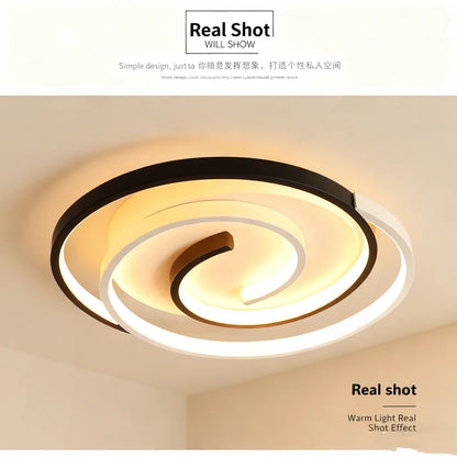 220V 230V Household LED Ceiling Lights Modern Living Room Bedroom Ceiling Light 40/50cm Simple Ceiling Lamp Low Floor Lighting