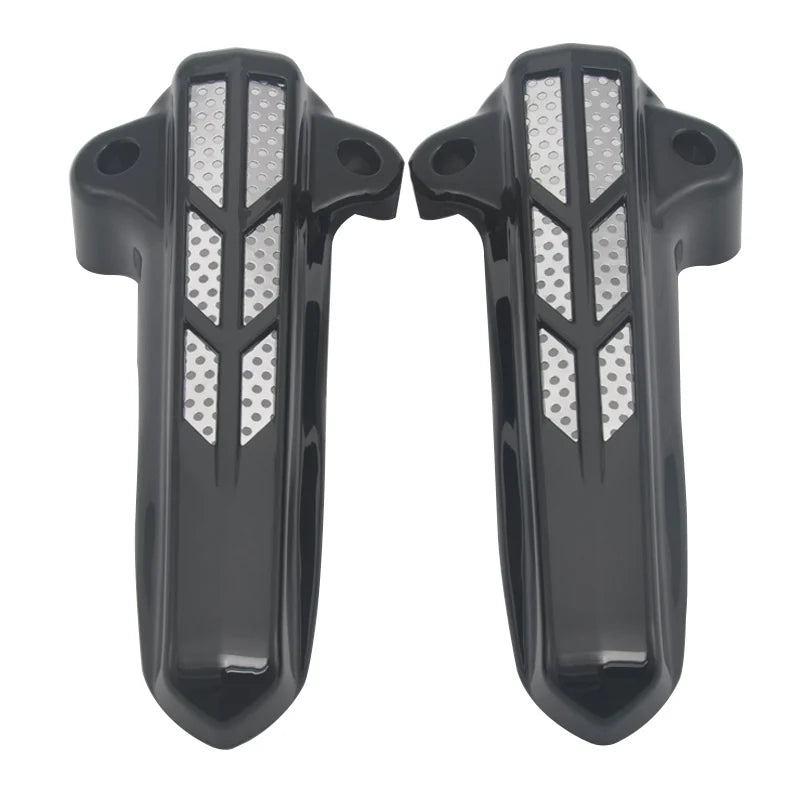 1pair Front Lower Fork Leg Covers For Harley Touring Road King Street Glide Ultra Limited FLHT FLHX FLHR 2014-2022