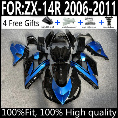 Kawasaki ZX-14R 06 07 08 09 10 11 ZX14R 2006-2011 Motorcycle Fairings Kit ABS Plastic Body Work Cowling Set Full Body
