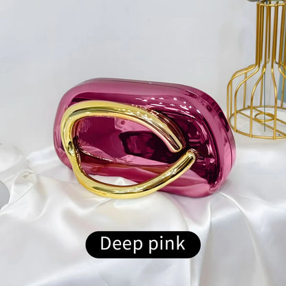 Fashion Elegant Acrylic Box Shaped Crossbody Bags Women Evening Bags party cute handbag Wedding Mini Wallet Banquet clutch bag