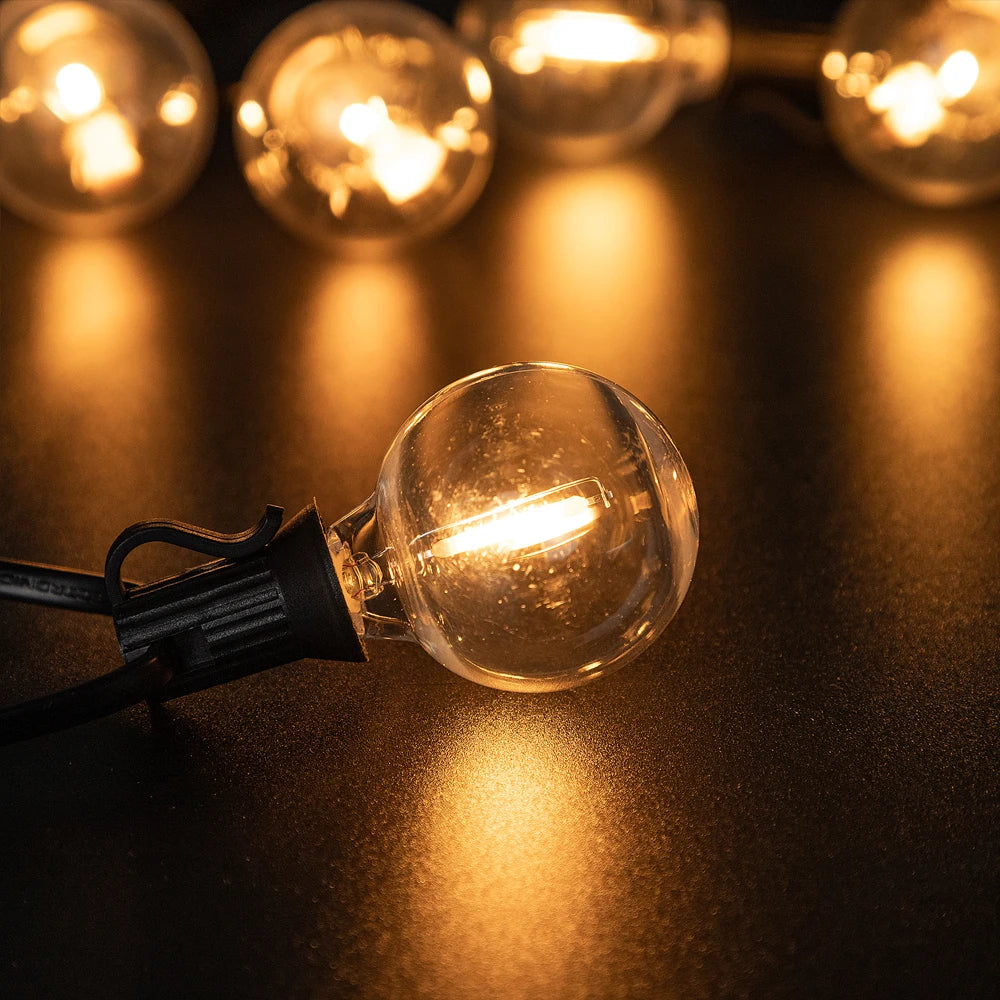 Shatterproof G40 String Light 220V 110V Led Outdoor Lights Garland E12 Waterproof Connectable Festoon Decoration Camping Light