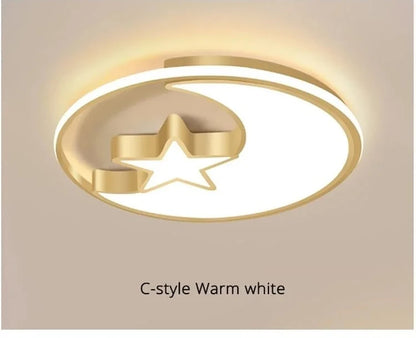 Modern LED Ceiling Light Minimalist Bedroom Lamp Home Decor Ceiling Chandelier Children's Room Lustre Living Room Lights Fixture