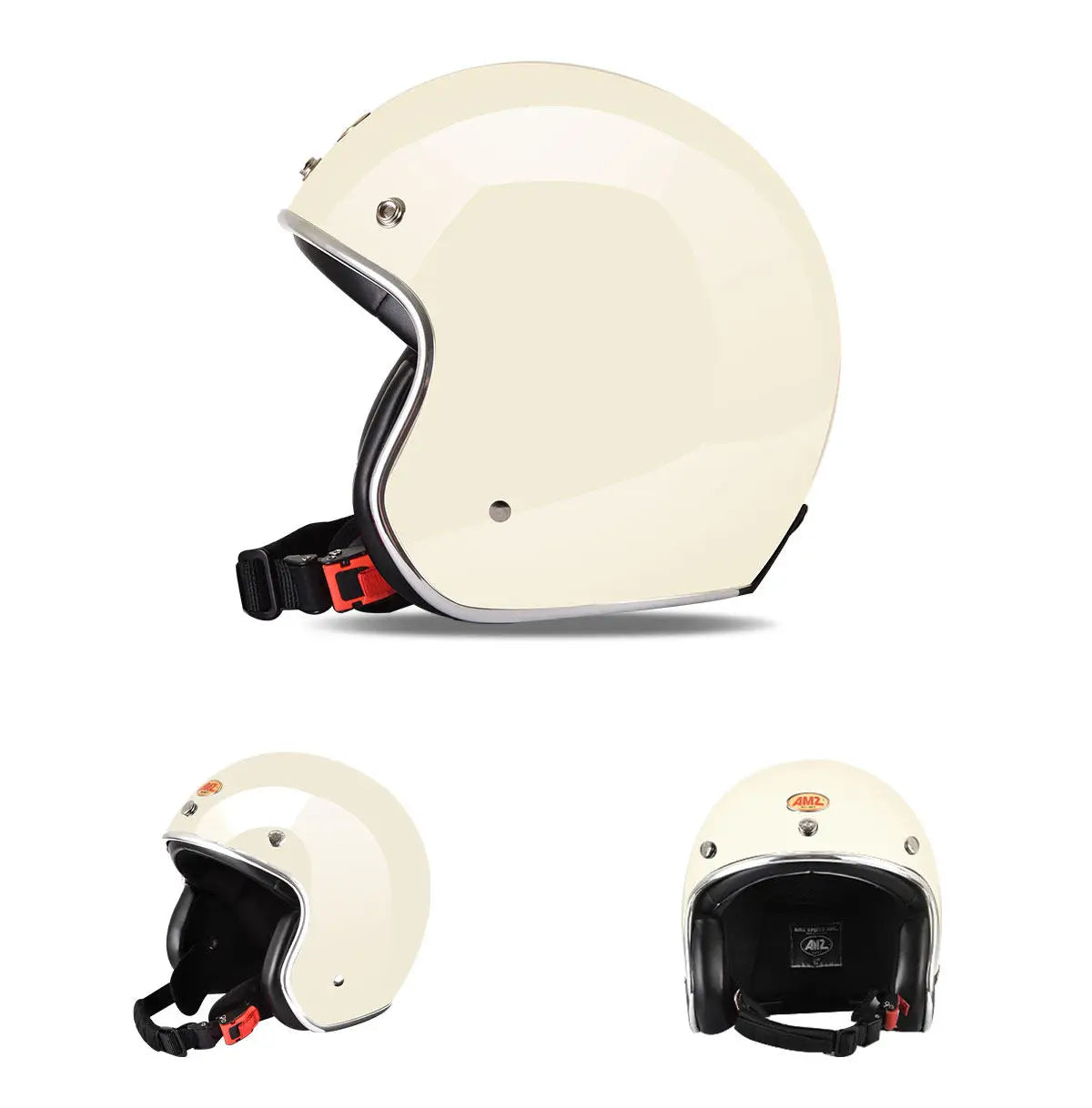 ECE DOT Approved Retro Motorcycle Helmet Open Face Moped 3/4 Vintage Low Profile Japanese Style Half Helmet Men Women Casco Moto