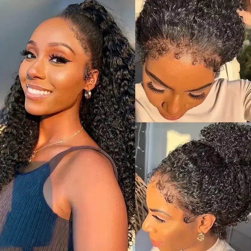 Kinky Curly Wig Human Hair Lace Front Wig Curly Wigs 13x4 Lace Frontal Wig Frontal 13x6 Lace Curly Lace Front Human Hair Wig
