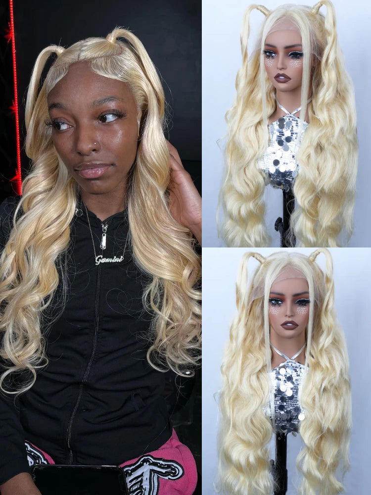 613 Honey Blonde 360 Lace Wigs Human Hair Pre Plucked Body Wave Lace Front Wig 13x4 13x6 Lace Front Frontal Wigs for Black Women