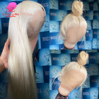38 Inches 220 Density 360 Lace Frontal Wigs Straight Lace Frontal Wig 13x4 13x6 Blonde 613 Lace Front Human Hair Wigs For Women