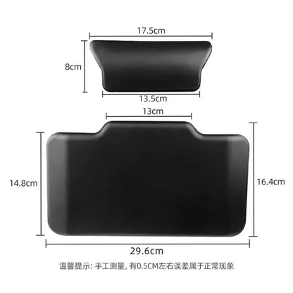 Motorcycle Passenger Backrest Back Pad Universal Self-adhesive Shockproof Moto Rear Top Case Box Luggage Cushion Pad Backrest