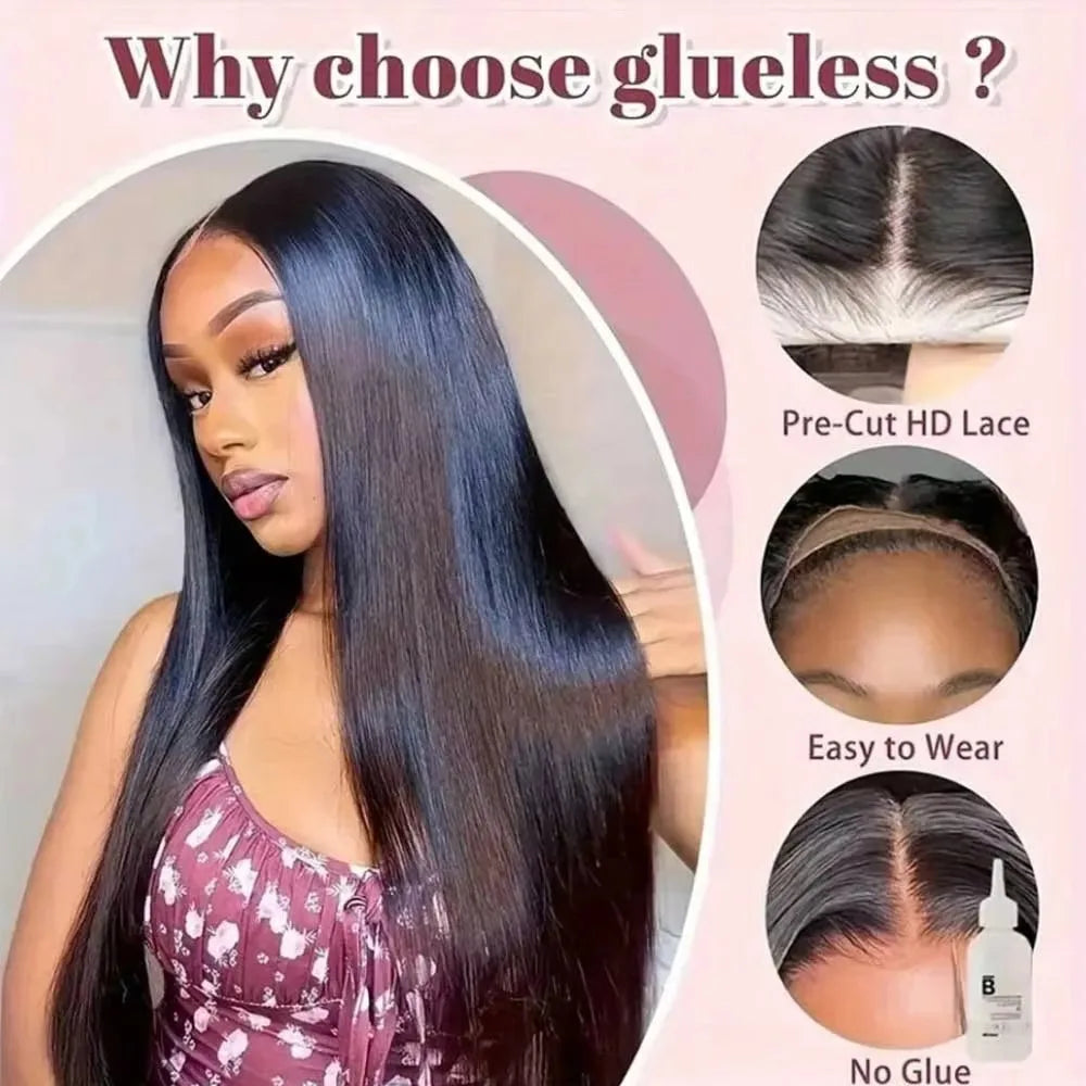 40 Inch Wigs 100% Human Hair 13x4 Hd Iace Frontal 13x6 Hd Brazilian Lace Frontal Wig 200% Density Straight Hd Transparent 13x4 Wigs