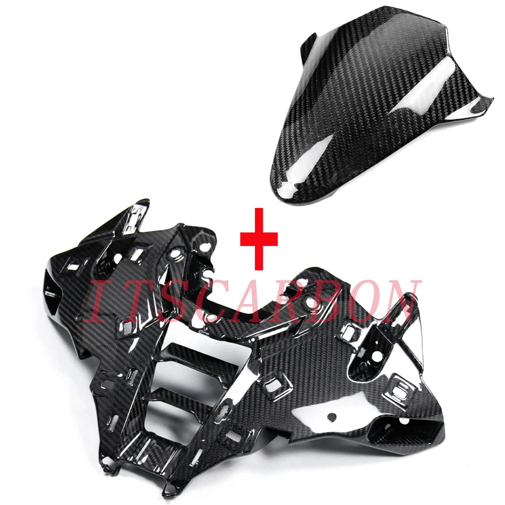 2025 For BMW S1000RR M1000RR 2023 2024 Pure Dry Carbon Fiber Winglets Rear Parts Fenders Tank Cover Fairing Kits