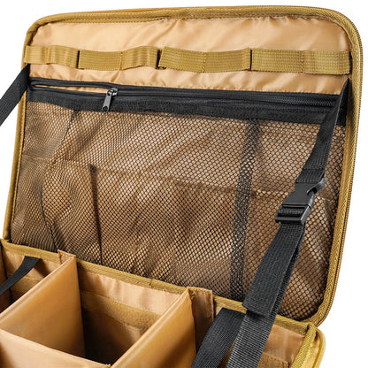 30L Camping Cooking Utensil Organizer Large Capacity Hard Picnic Storage Bag Detachable Multifunctional Utility Camping Supplies