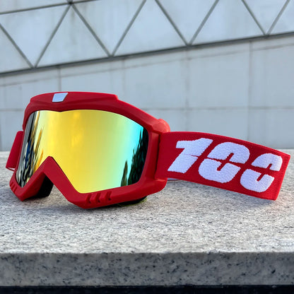 100 Motorcycle Goggles For Men Motocross Sunglasses Safety Protective MX ATV Ski Helmet Goggles vintage Driving Glasses