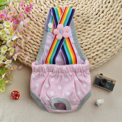 Washable Puppy Dog Diapers Female Pet Physiological Pants for Small Medium Dogs Chihuahua Pinscher Shorts Panties Cat Underpants