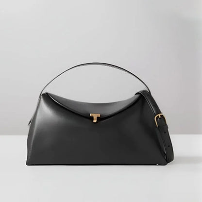 High Quality Messenger Bag 2025 New Large-capacity Fashion Light Luxury Niche Cowhide One-shoulder Commuter Female Bag
