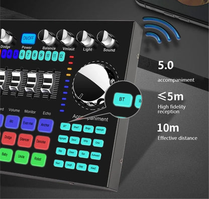 K1 Live Sound Card Portable Internet Celebrity Live Broadcast Special Sound Equipment Universal for Music Recording Karaoke Sing