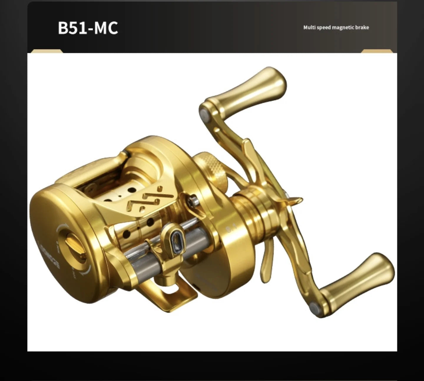 Takizawa Longze B51mc BFS Baitcasting Reel Ultralight Magnetic Drum Reel Full Metal Cnc Micro Object Baitcaster Fishing Reel Gea